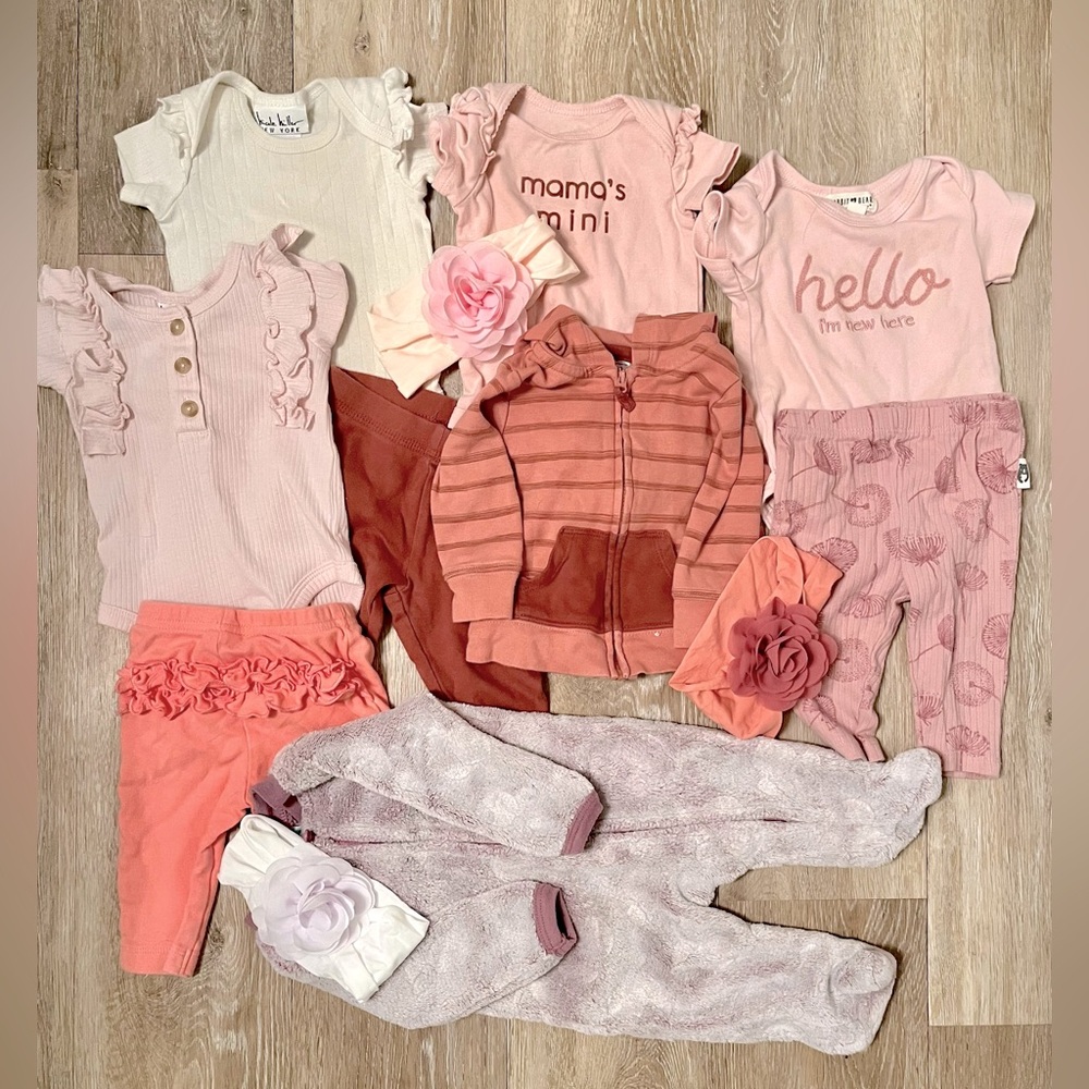BABY GIRL BUNDLE 0-3M // Multiple Brands